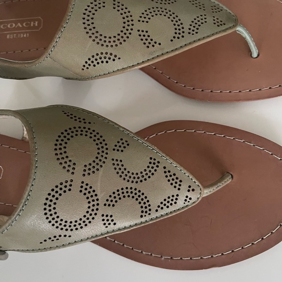 Coach Monogram Sandals - Picture 2 of 3